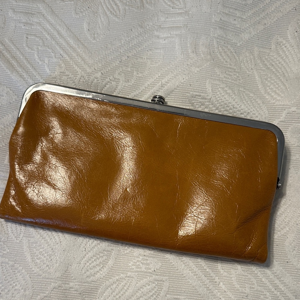 Hobo Lauren Brown Leather Women's Clutch